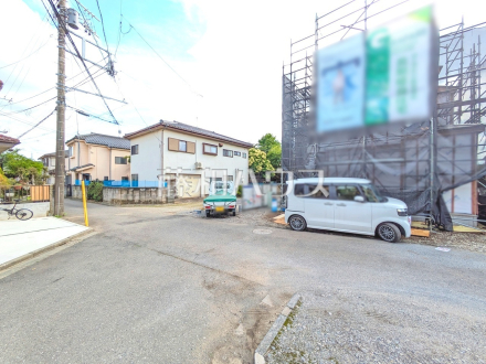 接道状況および現場風景　【所沢市大字久米】／撮影日2025/06/02