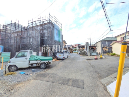 接道状況および現場風景　【所沢市大字久米】／撮影日2025/06/02