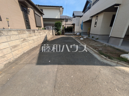 接道状況および現場風景　【練馬区石神井町８丁目】／撮影日2025/07/04