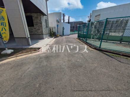 接道状況および現場風景　【練馬区石神井町８丁目】／撮影日2025/07/04