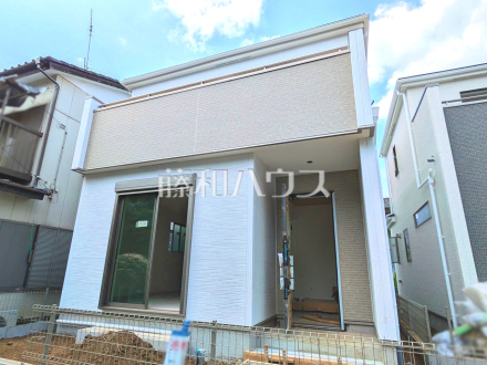 2号棟　外観　【所沢市大字久米】　建物のプレゼンをさせていただきますので、実際の完成イメージを思い描いていただくことができます。お気軽にお問合せ下さい。／撮影日2025/07/04