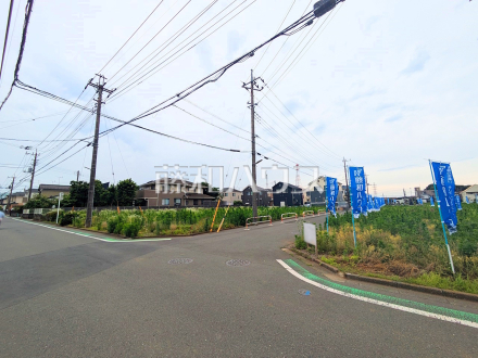 接道状況および現場風景　【新座市野火止３丁目】／撮影日2025/06/09