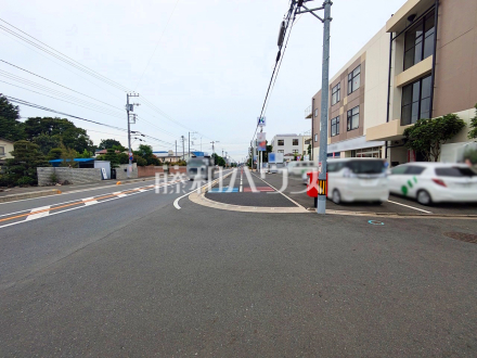 接道状況および現場風景　【新座市野火止３丁目】／撮影日2025/06/09
