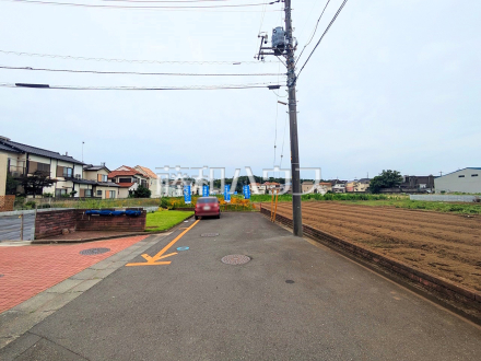 接道状況および現場風景　【新座市野火止３丁目】／撮影日2025/06/09
