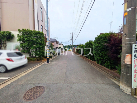 接道状況および現場風景　【新座市野火止３丁目】／撮影日2025/06/09