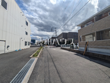 接道状況および現場風景　【小平市花小金井５丁目】／撮影日2025/04/04