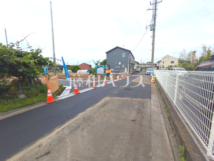 接道状況および現場風景　【小平市花小金井５丁目】／撮影日2025/06/06
