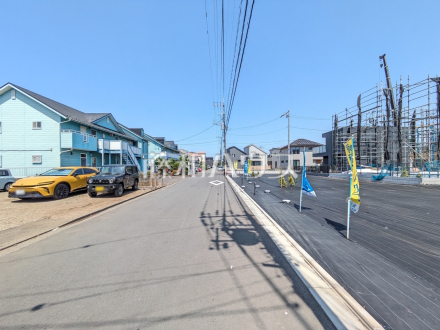 接道状況および現場風景　【国立市谷保】／撮影日2026/05/18