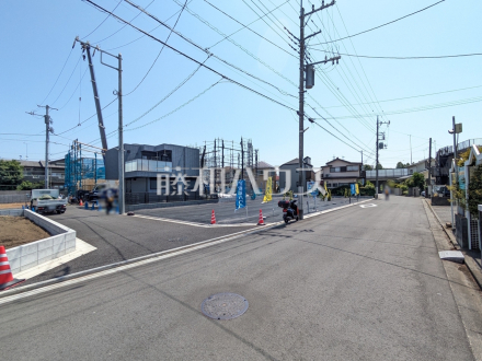 接道状況および現場風景　【国立市谷保】／撮影日2026/05/18