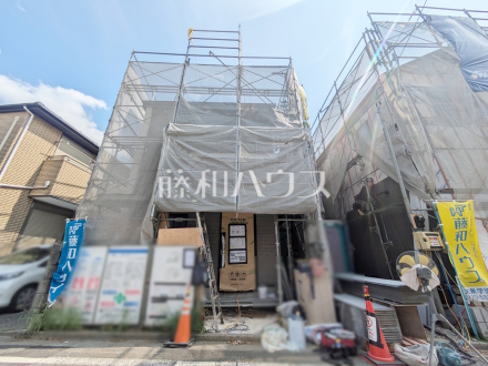 2号棟　建物のプレゼンをさせていただきますので、実際の完成イメージを思い描いていただくことができます。お気軽にお問合せ下さい。　【練馬区西大泉１丁目】／撮影日2025/07/04