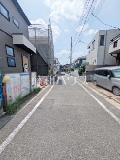 接道状況および現場風景　【練馬区西大泉１丁目】／撮影日2025/07/08