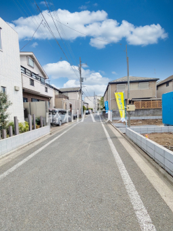 接道状況および現場風景　【練馬区西大泉１丁目】／撮影日2025/04/18