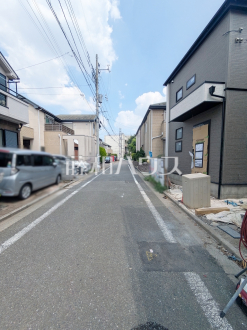 接道状況および現場風景　【練馬区西大泉１丁目】／撮影日2025/07/08