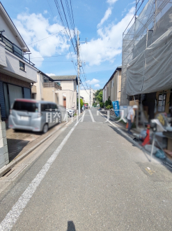 接道状況および現場風景　【練馬区西大泉１丁目】／撮影日2025/07/04