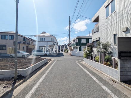 接道状況および現場風景　【練馬区西大泉１丁目】／撮影日2025/04/14