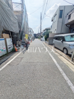 接道状況および現場風景　【練馬区西大泉１丁目】／撮影日2025/07/04
