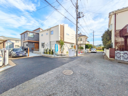 接道状況および現場風景　【国立市富士見台４丁目】／撮影日2025/10/02