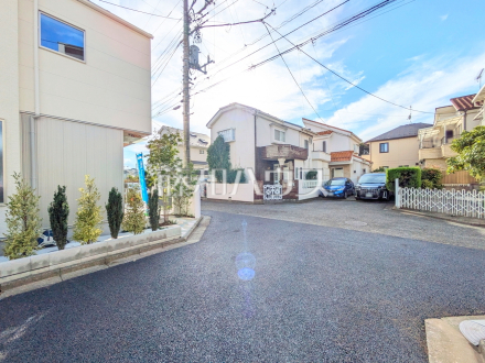 接道状況および現場風景　【国立市富士見台４丁目】／撮影日2025/10/02