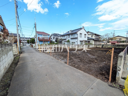 接道状況および現場風景　【小平市鈴木町２丁目】／撮影日2025/04/04