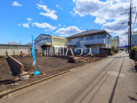 接道状況および現場風景　【三鷹市上連雀６丁目】／撮影日2025/04/04