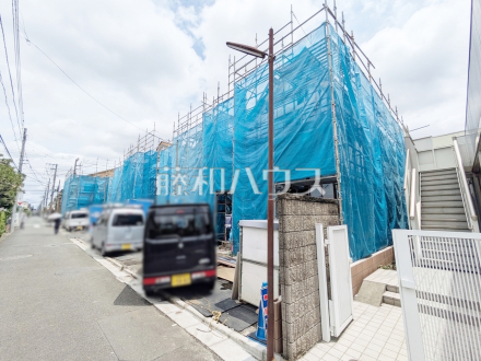 接道状況および現場風景　【三鷹市上連雀６丁目】／撮影日2025/06/26