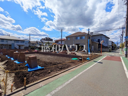 接道状況および現場風景　【三鷹市上連雀６丁目】／撮影日2025/04/04