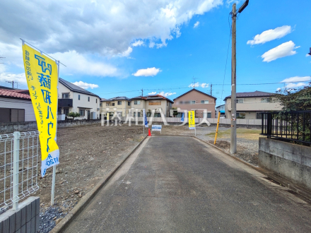 接道状況および現場風景　【府中市小柳町５丁目】／撮影日2025/04/04