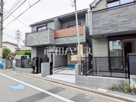 A号棟　外観　【杉並区宮前４丁目】 建物のプレゼンをさせていただきますので、実際の完成イメージを思い描いていただくことができます。お気軽にお問合せ下さい。 ／撮影日2025/04/28