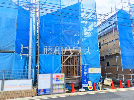 2号棟　 今なら家の骨組みなど、完成してからでは確認ができないような構造をご覧いただけます！ぜひお問い合わせください【新座市東２丁目】／撮影日2025/06/01