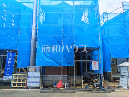 7号棟　 誠心誠意、建築中！ 実物をご覧いただきたく思います。喜んでご案内いたしますのでお気軽にお問合せ下さい。　【新座市東２丁目】／撮影日2025/06/01