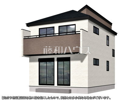 8号棟　完成予想図（外観）　【新座市東２丁目】