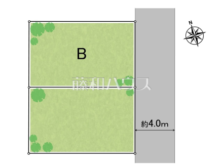 ≪全体区画図≫周辺は落ち着いた雰囲気の住宅地です。小さなお子様がいるご家庭も安心です。【狛江市元和泉２丁目】