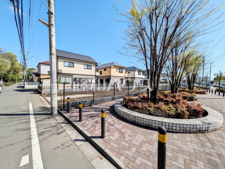 接道状況および現場風景　【小平市上水新町１丁目】／撮影日2025/04/14
