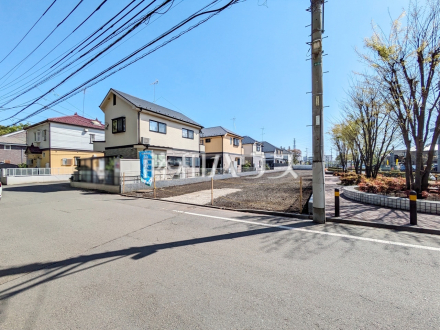 接道状況および現場風景　【小平市上水新町１丁目】／撮影日2025/04/14
