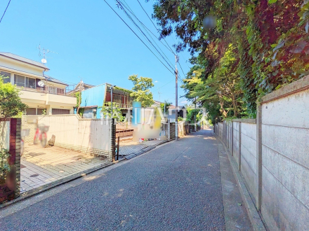 接道状況および現場風景　【練馬区南大泉５丁目】／撮影日2025/06/18