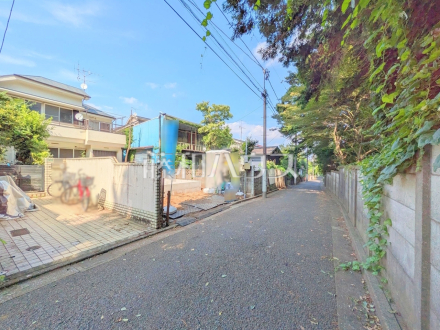 接道状況および現場風景　【練馬区南大泉５丁目】／撮影日2025/07/03