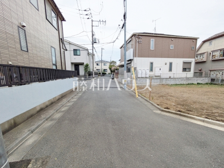 接道状況および現場風景　【杉並区宮前２丁目】／撮影日2025/04/20