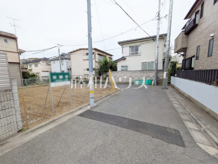 接道状況および現場風景　【杉並区宮前２丁目】／撮影日2025/04/20