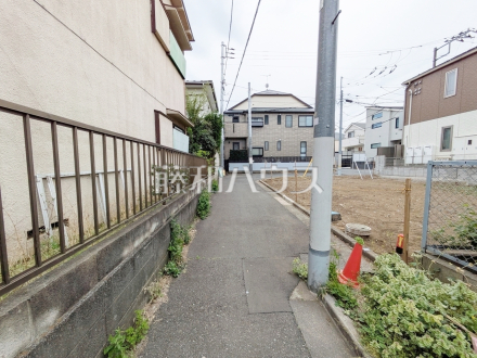 接道状況および現場風景　【杉並区宮前２丁目】／撮影日2025/04/20