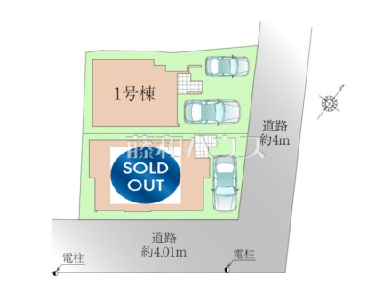 全体区画図　【福岡市城南区別府６丁目】