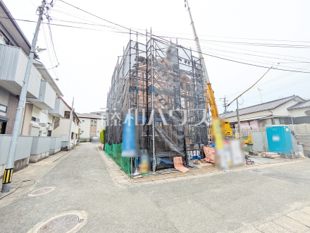 2号棟　接道状況および現場風景　【福岡市城南区別府６丁目】／撮影日2025/05/23