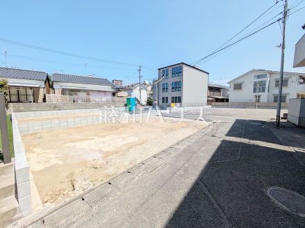 2号棟　接道状況および現場風景　【福岡市城南区別府６丁目】／撮影日2025/04/18