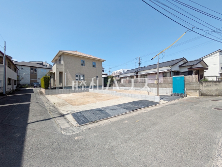 1号棟　接道状況および現場風景　【福岡市城南区別府６丁目】／撮影日2025/04/18