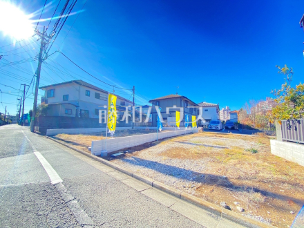 接道状況および現場風景　【東村山市栄町１丁目】　平日のご案内も可能です。まずはお気軽にお問合せ下さいませ。／撮影日2024/12/09