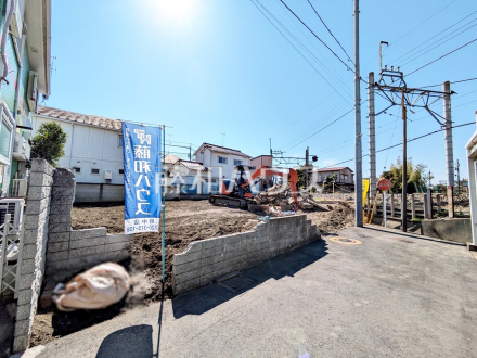 接道状況および現場風景　【府中市小柳町４丁目】／撮影日2025/03/10