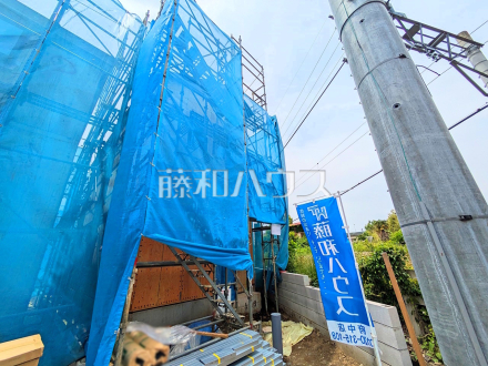 ≪1号棟　外観≫南向きバルコニーのあるプラン！洗濯物もよく乾きます◎【府中市小柳町４丁目】／撮影日2025/06/06