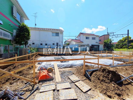 ≪2号棟　外観≫建物のプレゼンをさせていただきますので、実際の完成イメージを思い描いていただくことができます。お気軽にお問合せ下さい。【府中市小柳町４丁目】／撮影日2025/05/03