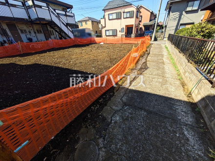 接道状況および現場風景　【東久留米市前沢３丁目】／撮影日2025/03/21