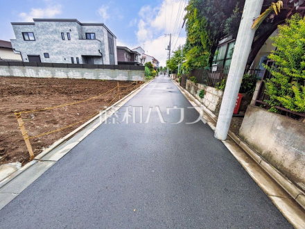 接道状況および現場風景　【小平市鈴木町１丁目】／撮影日2025/05/10