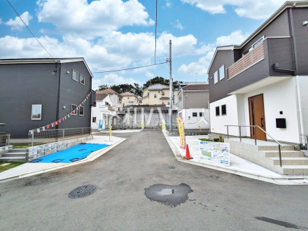 接道状況および現場風景　【八王子市館町】／撮影日2025/09/12